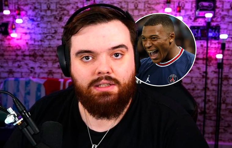 Ibai Llanos Ibai se indignó en las redes por el suspenso de Mbappé.