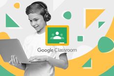 Google Classroom, el aula gratis de Google: centraliza tareas, materiales y comunicaciones en web y móvil con integración a Drive, Docs, Meet y YouTube.