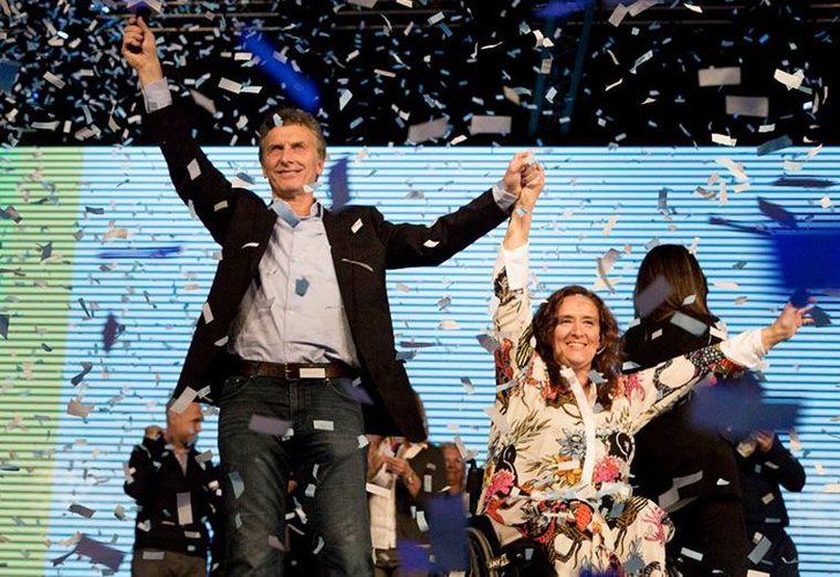 Mauricio Macri y Gabriela Michetti. Mauricio Macri y Gabriela Michetti.