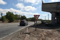 Las obras de la Ruta 40 se encuentran paralizadas.