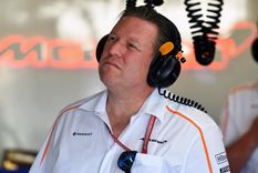 Zak Brown, jefe de la escudería McLaren Foto: Fórmula 1