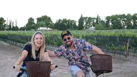 Nuria y Sebastián, NS Challenge, visitan Mendoza en su primer viaje a Argentina. Foto: Maximiliano Ríos/MDZ