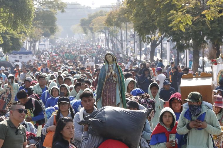 Alrededor de 11 millones de fieles llegaron a la Basílica de la Guadalupe. Foto: EFE