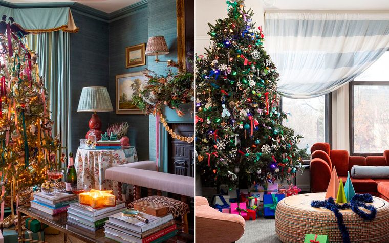 Diseños de Sean Symington (izq) y Bethany Adam (der). Créditos: Sean Symington / Phillip Jeffries y Bethany Adams Interiors Diseños de Sean Symington (izq) y Bethany Adam (der). Créditos: Sean Symington / Phillip Jeffries y Bethany Adams Interiors