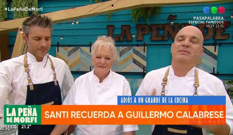 Los tres cocineros del ciclo despidieron a su colega
