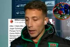 Durante el partido de Boca vs. Agropecuario, se viralizó un posteo del jugador que lesionó a Zeballos.