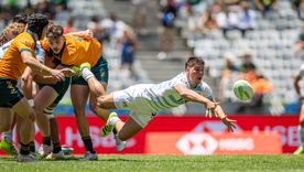 Los Pumas vapulearon a Australia en el primer juego del día. 