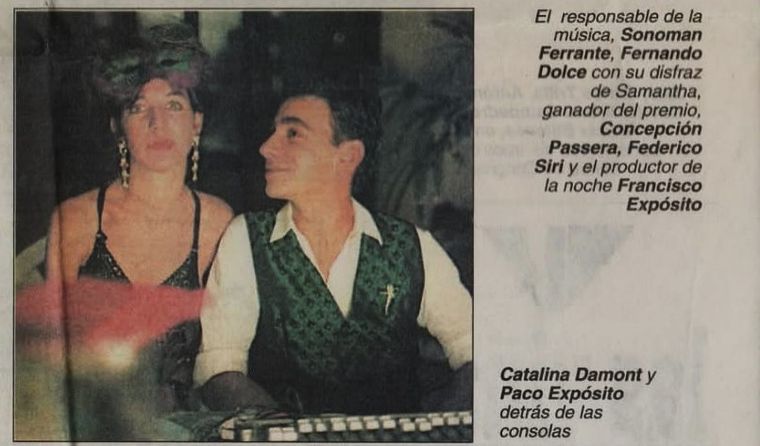 Esta fotografía de Cata Damond es del año 1992. Estaba en la cresta de la ola. Esta fotografía de Cata Damond es del año 1992. Estaba en la cresta de la ola.