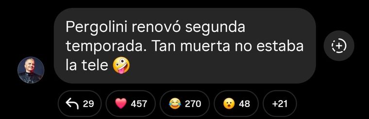 Mario Pergolini seguirá en El Trece. Foto: Instagram/ @angeldebritooki. Mario Pergolini seguirá en El Trece. Foto: Instagram/ @angeldebritooki.