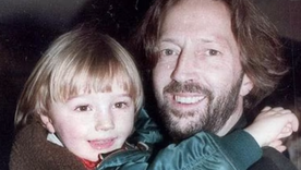 Eric Clapton junto a su hijo Conor