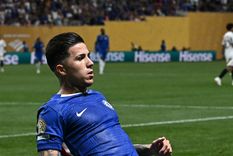 Enzo Fernández ingresó para el complemento y estiró la diferencia para el combinado inglés.&nbsp;