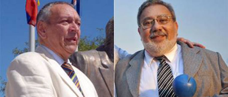 Martín García y Osvaldo Orfila. Foto: Télam