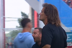 el picante festejo de insua en el gol agonico de san lorenzo: que dijo tras mirar ?feo? a unos plateistas