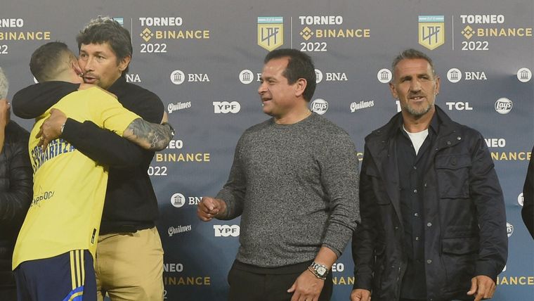 Bermúdez, Delgado y Cascini se vieron beneficiados por la falta de mérito. Foto: x @BocaJrsOficial