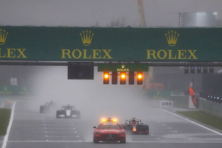 La lluvia fue protagonista en Bélgica. Foto: EFE