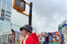 Martina Mendiguren es la creadora de la marca de buzos Jagger Market, que se inspira en Estados Unidos. Foto: Instagram