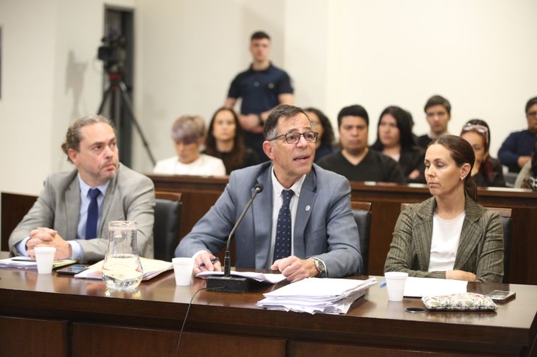 El fiscal Guzzo durante su exposición. El fiscal Guzzo durante su exposición.