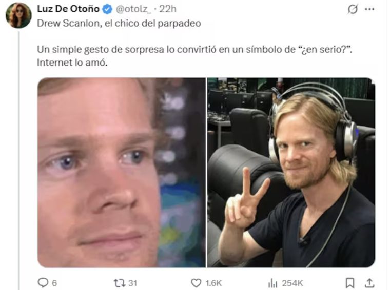 Una simple mirada se hizo viral en Internet. Foto: X Una simple mirada se hizo viral en Internet. Foto: X