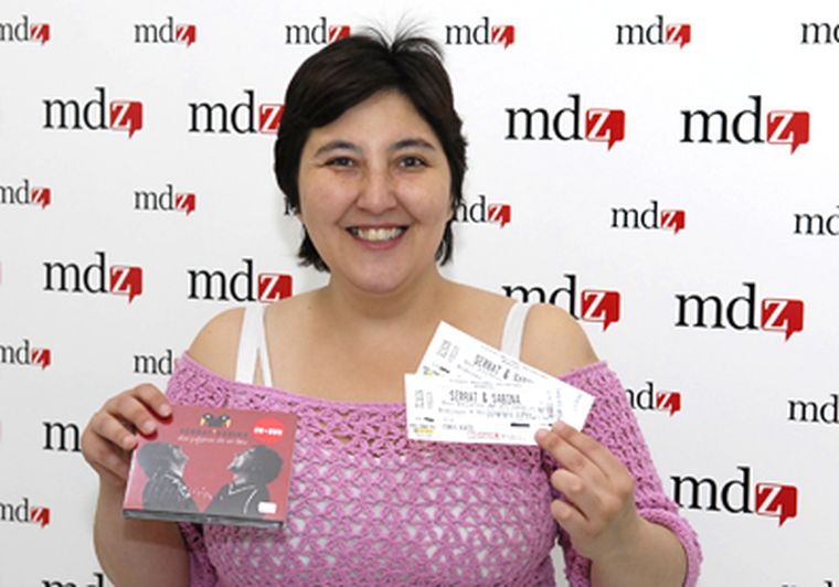 Laura Maya es una de las felices ganadoras que ya pasaron por nuestra redacción Foto: Gonzalo Bravo / MDZ