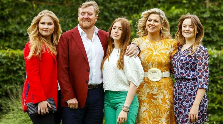 La feliz familia real de Países Bajos. Foto: Quien.