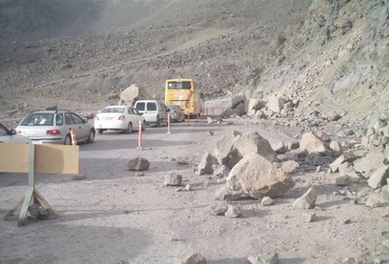 Foto archivo de los Caracoles a Chile. Foto: Maxi Quinteros