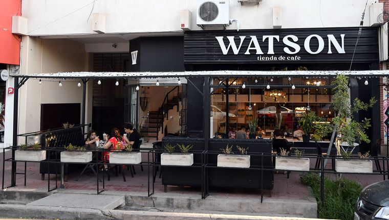Watson Café, uno de los locales asaltados en la Quinta Foto: Santiago Tagua/MDZ