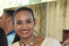 La concejala de Colonia Benítez, Micaela Gabatier Da Silva.