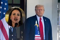 Donald Trump y María Corina Machado.