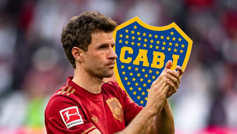 Thomas Müller comenzó a palpitar el duelo entre el Bayern Múnich y Boca. Foto: Bayern Múnich y Paladar Negro