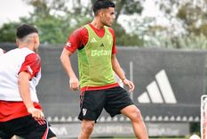 Fausto Vera tuvo su primer entrenamiento con la camiseta de River. Fausto Vera tuvo su primer entrenamiento con la camiseta de River.