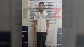 El sospechoso de 21 años que fue detenido con una moto robada en Las Heras. El sospechoso de 21 años que fue detenido con una moto robada en Las Heras.