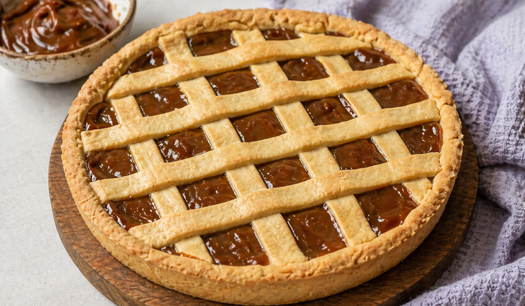 Una receta de pastafrola de dulce de leche que te encantará Una receta de pastafrola de dulce de leche que te encantará