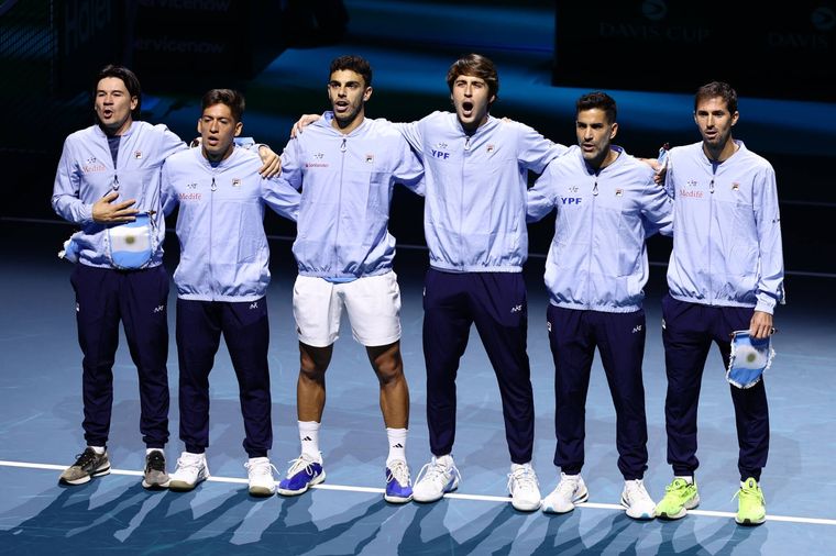 Una foto que ya no se verá, con Coria como capitán. Foto: Copa Davis