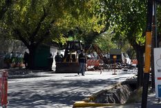 Un corte total de tránsito complica a todos en calle Paso de los Andes, en Ciudad. Foto: ALF PONCE MERCADO / MDZ