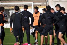Gimnasia entrenó pensando en el CADU. Gimnasia entrenó pensando en el CADU.