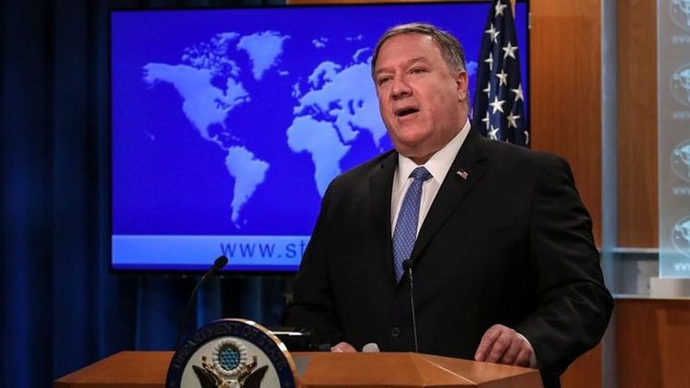 Pompeo hizo el anuncio este lunes. Foto: GETTY IMAGES