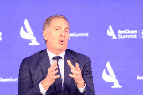 Diego Santilli en la edición de AmCham 2026. Allí, defendió al jefe de Gabinete, Manuel Adorni. Foto: Juan Mateo Aberastain. Diego Santilli en la edición de AmCham 2026. Allí, defendió al jefe de Gabinete, Manuel Adorni. Foto: Juan Mateo Aberastain.