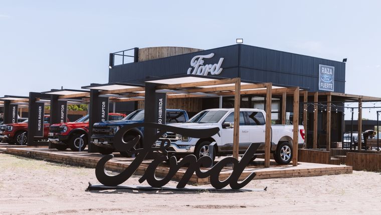 Stand de Ford en la Costa Atlántica Foto: Ford
