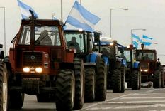 El tractorazo será el jueves desde las 9 de la mañana en las rutas 8 y 41 de San Antonio de Areco. Foto: Télam