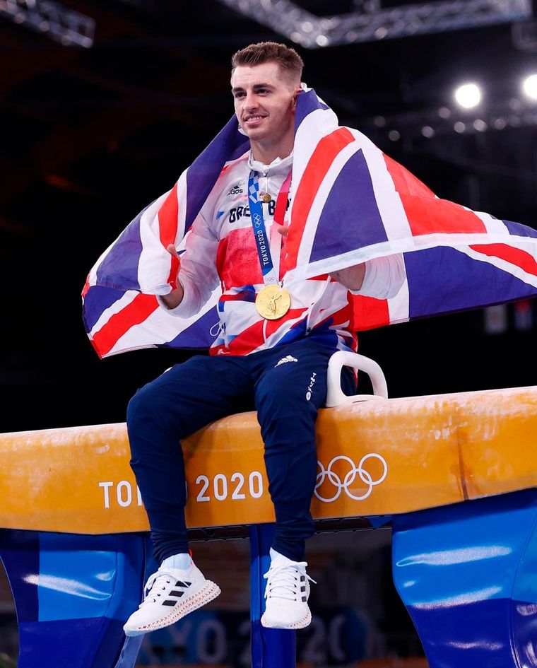 Max Whitlock ganó seis medallas en tres juegos olímpicos. Buscará seguir agigantando su figura en la gimnasia. Foto: @maxwhitlock