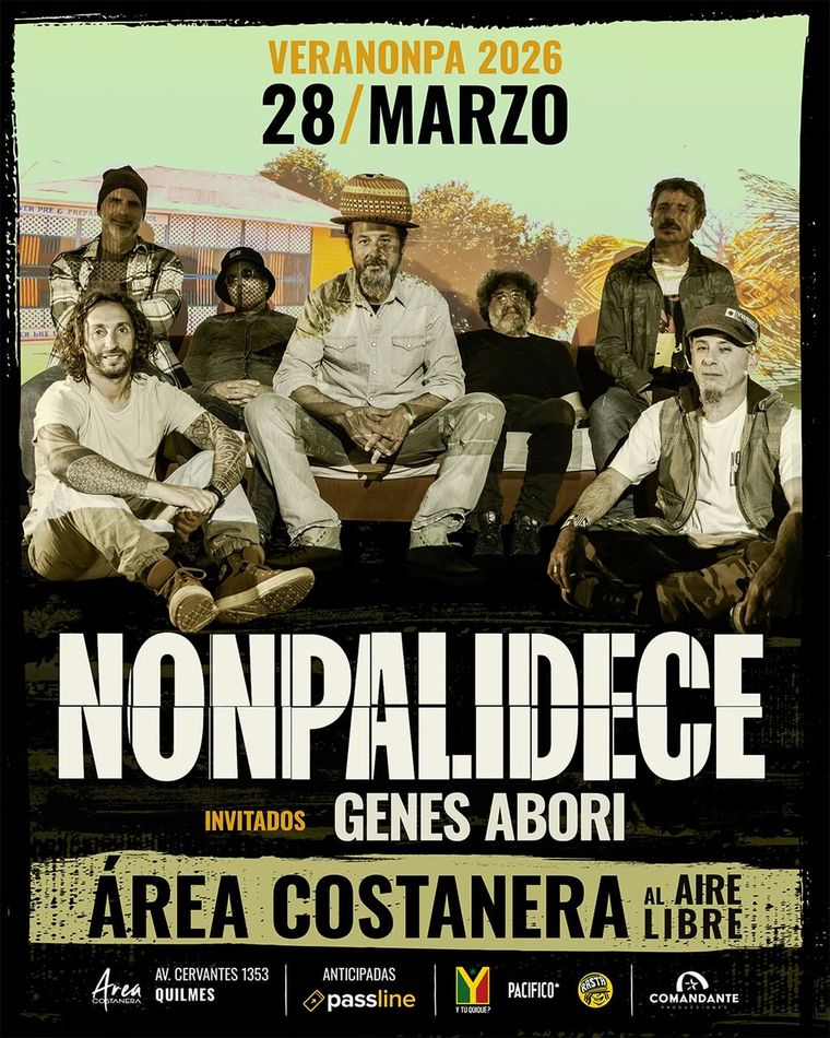 El 28 de marzo, la banda se presentará en Área Costanera, Quilmes. El 28 de marzo, la banda se presentará en Área Costanera, Quilmes.
