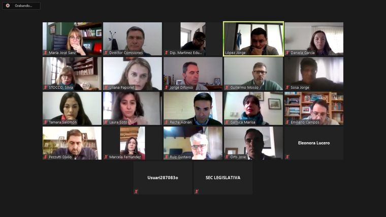 Un plenario de diputados provinciales trató el proyecto de Suarez. Foto: Prensa Cámara de Diputados