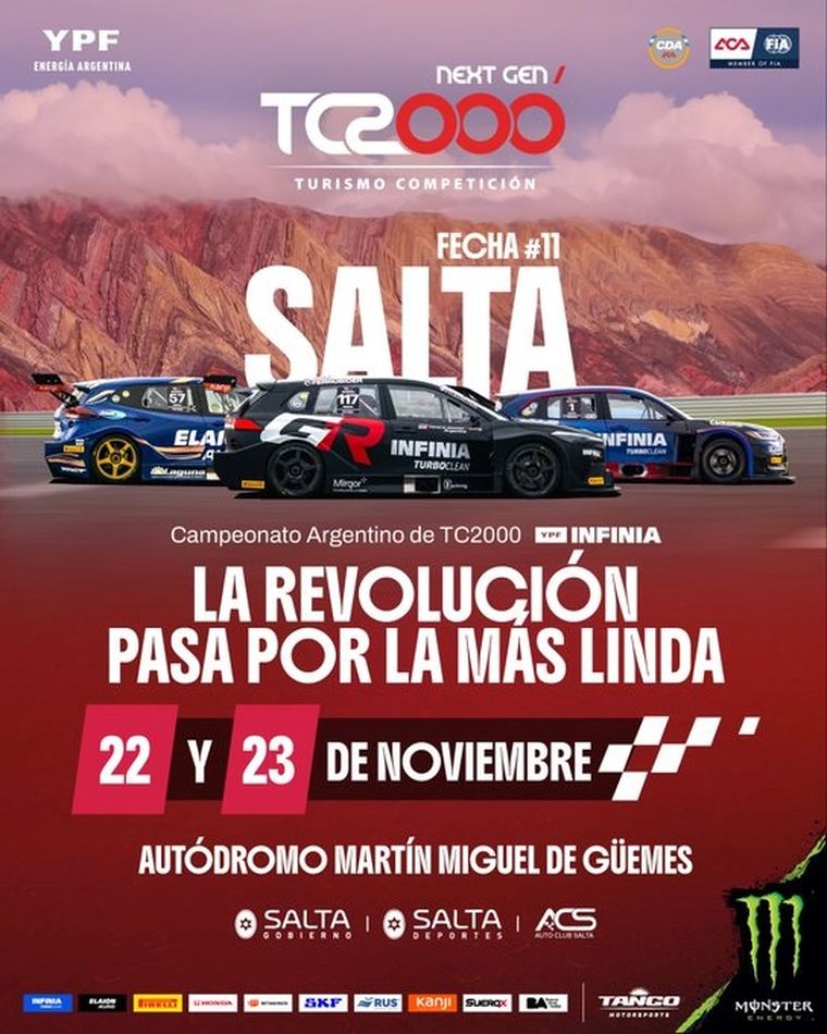 El TC2000 vuelve a Salta después de seis años. El TC2000 vuelve a Salta después de seis años.