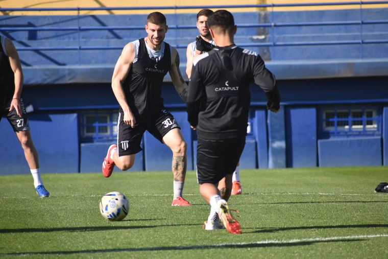 El Lobo entrenó en Casa Amarilla. 