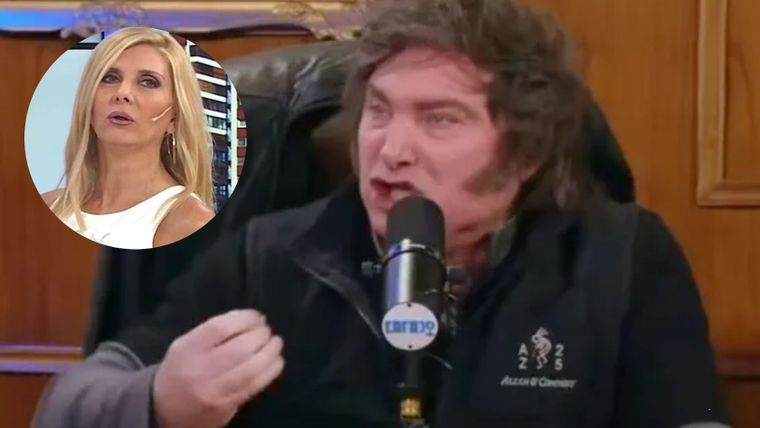 Javier Milei durante su participación en el programa de streaming, donde apuntó directamente contra la prensa. / Captura de streaming