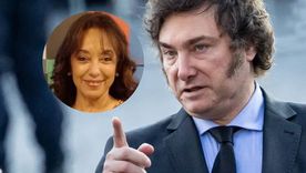 Sonia Fernández generó controversia al leer un cartel contra Javier Milei. Sonia Fernández generó controversia al leer un cartel contra Javier Milei.