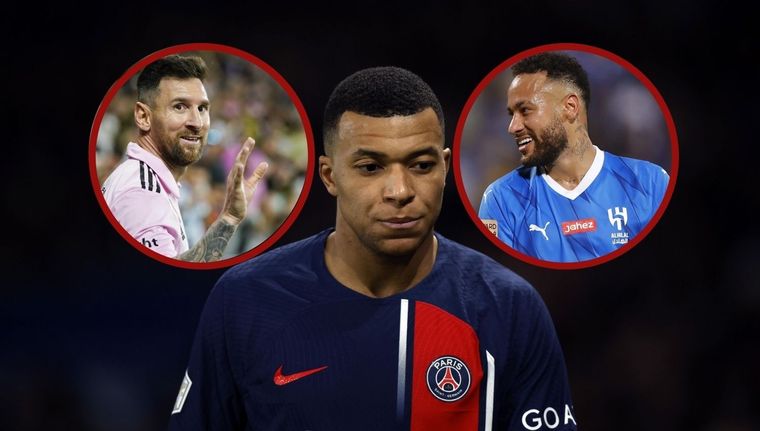 Mbappé habló de las salidas de Messi y Neymar. Foto: Especial