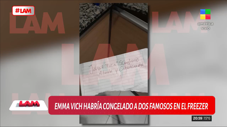 Emma Vich, ex Gran Hermano, acusado de brujería. Foto: captura de video/ América TV. Emma Vich, ex Gran Hermano, acusado de brujería. Foto: captura de video/ América TV.