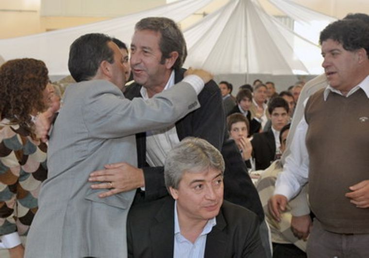 El último encuentro del gobernador y el vicepresidente en San Martín. Foto: Frente Cívico