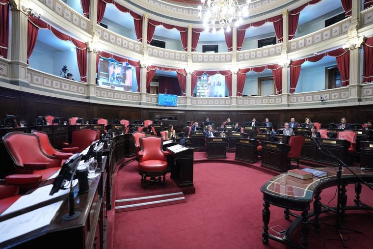 El Senado bonaerense. El Senado bonaerense.